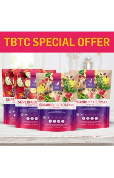 2 x Organic ProteinMax Choc, 2 x Superfoods Plus - Usual SRP £157.96